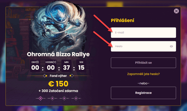 Bizzo Casino registratiebonus advertentie in Netherlands